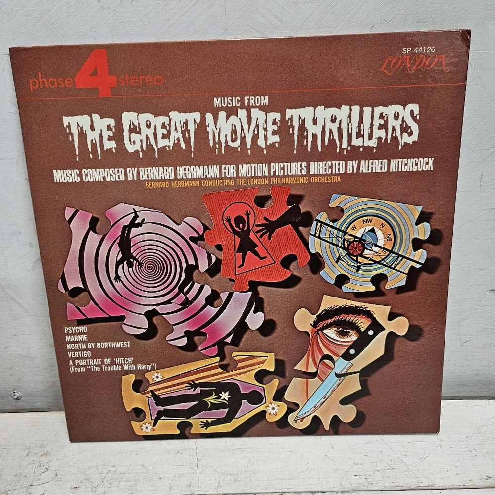 The Great Movie Thrillers London Record Philharmonic Orchestra vinyl album